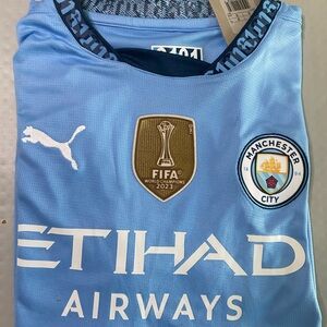Manchester City Blue Shirt